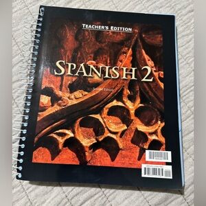 Spanish 2 Teacher's Edition Spiral Book BJU press Bob Jones